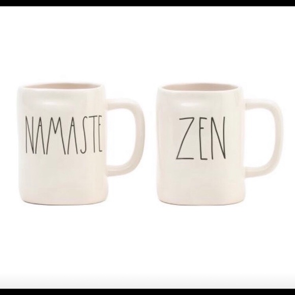 Rae Dunn Namaste & Zen Mug Set - Picture 3 of 6